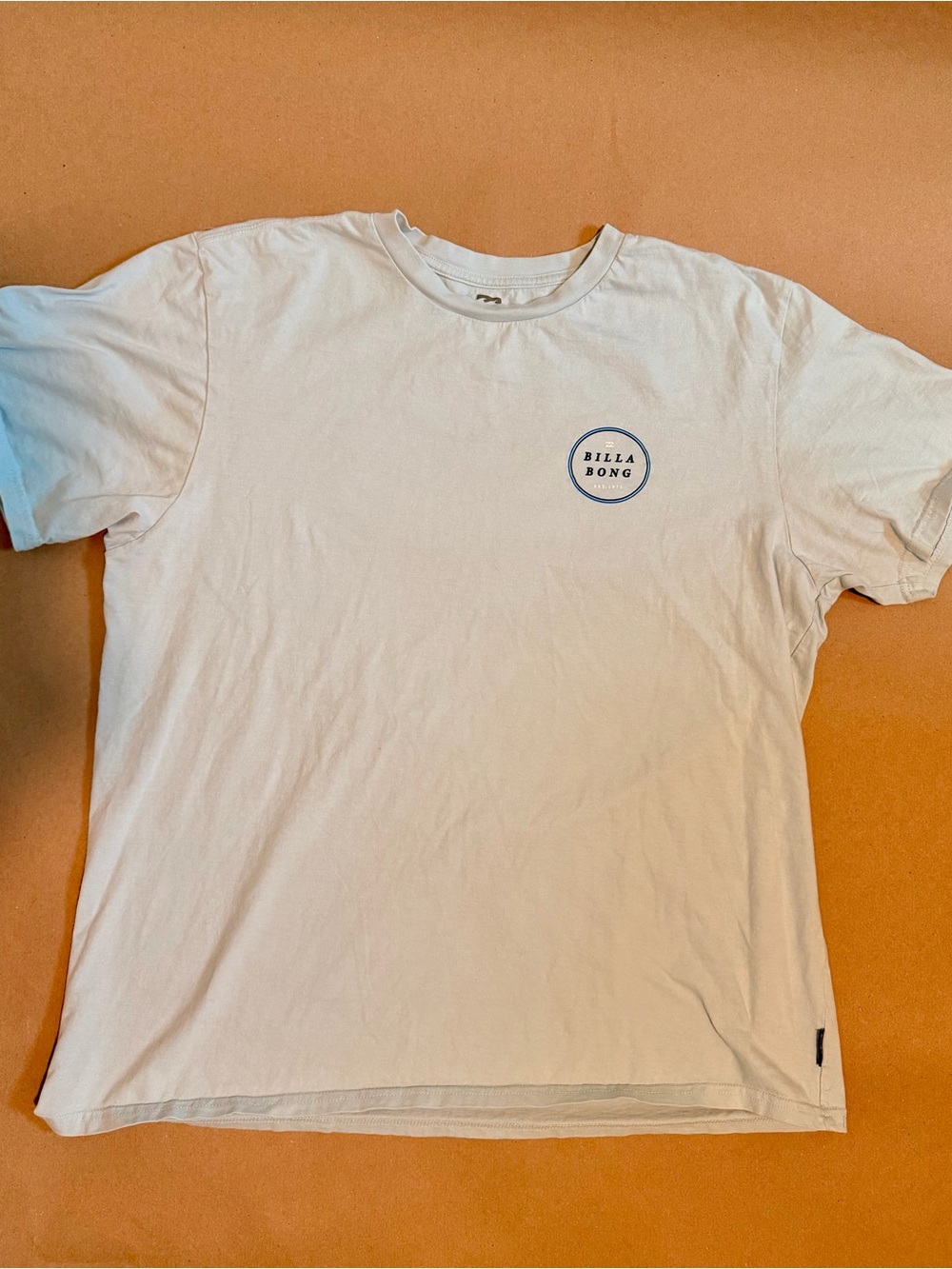 Billabong White Short Sleeve Logo Crew Tee